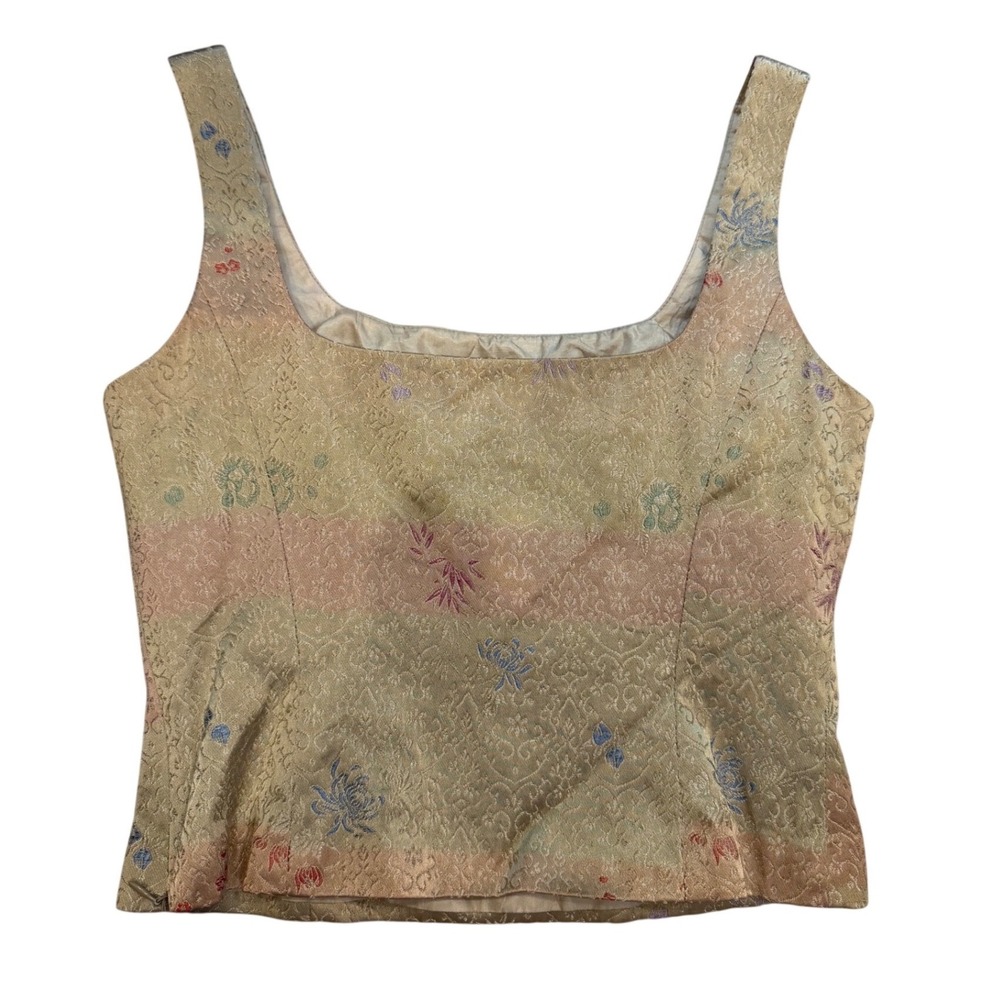 Vintage Y2K Brocade‎ Cami Top